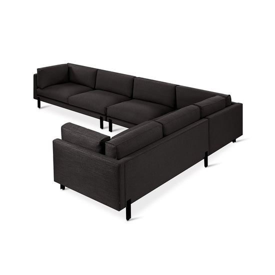 Silverlake XL Sectional Right Facing Andorra EsperssoSectional Sofa Gus*  Andorra Espersso   Four Hands, Burke Decor, Mid Century Modern Furniture, Old Bones Furniture Company, Old Bones Co, Modern Mid Century, Designer Furniture, https://www.oldbonesco.com/
