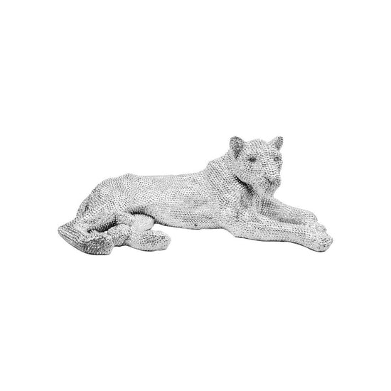 Load image into Gallery viewer, Panthera Statue SilverStatues &amp;amp; Sculptures Moe&amp;#39;s  Silver   Four Hands, Burke Decor, Mid Century Modern Furniture, Old Bones Furniture Company, Old Bones Co, Modern Mid Century, Designer Furniture, https://www.oldbonesco.com/
