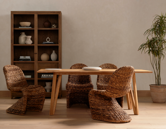 Four hands mika dining table deals