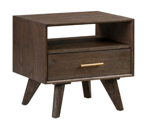 Loft Wooden Nightstand Nightstand TOV Furniture     Four Hands, Mid Century Modern Furniture, Old Bones Furniture Company, Old Bones Co, Modern Mid Century, Designer Furniture, https://www.oldbonesco.com/