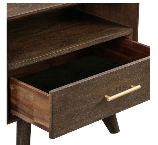 Loft Wooden Nightstand Nightstand TOV Furniture     Four Hands, Mid Century Modern Furniture, Old Bones Furniture Company, Old Bones Co, Modern Mid Century, Designer Furniture, https://www.oldbonesco.com/