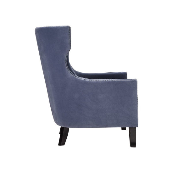 Valley Arm Chair Blue Occasional Chairs Moe's     Four Hands, Burke Decor, Mid Century Modern Furniture, Old Bones Furniture Company, Old Bones Co, Modern Mid Century, Designer Furniture, https://www.oldbonesco.com/