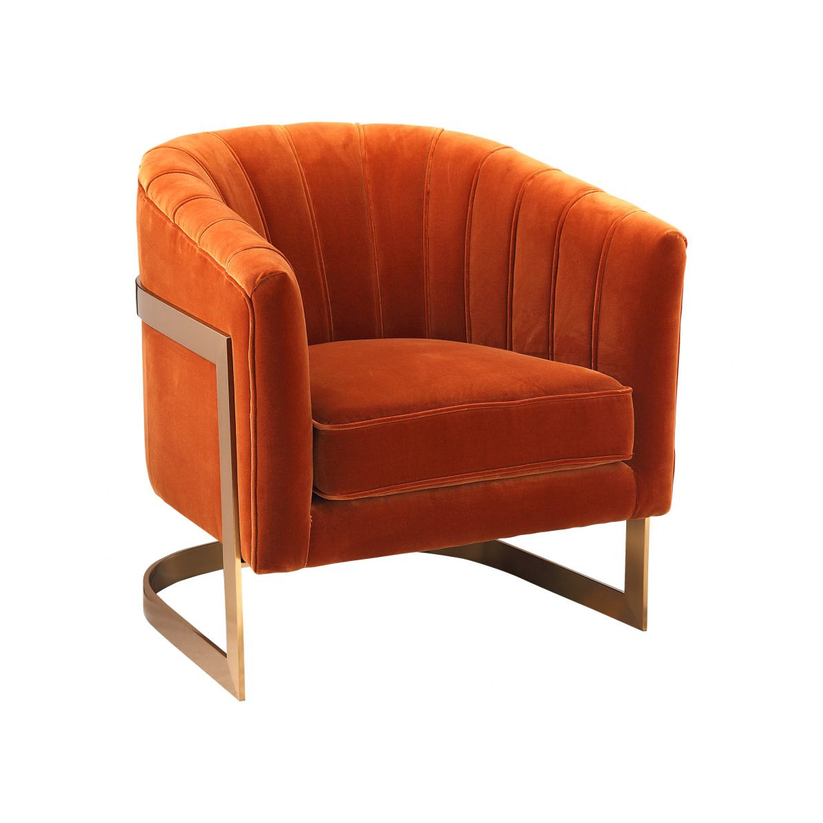 Carr Arm Chair OrangeOccasional Chairs Moe's  Orange   Four Hands, Burke Decor, Mid Century Modern Furniture, Old Bones Furniture Company, Old Bones Co, Modern Mid Century, Designer Furniture, https://www.oldbonesco.com/