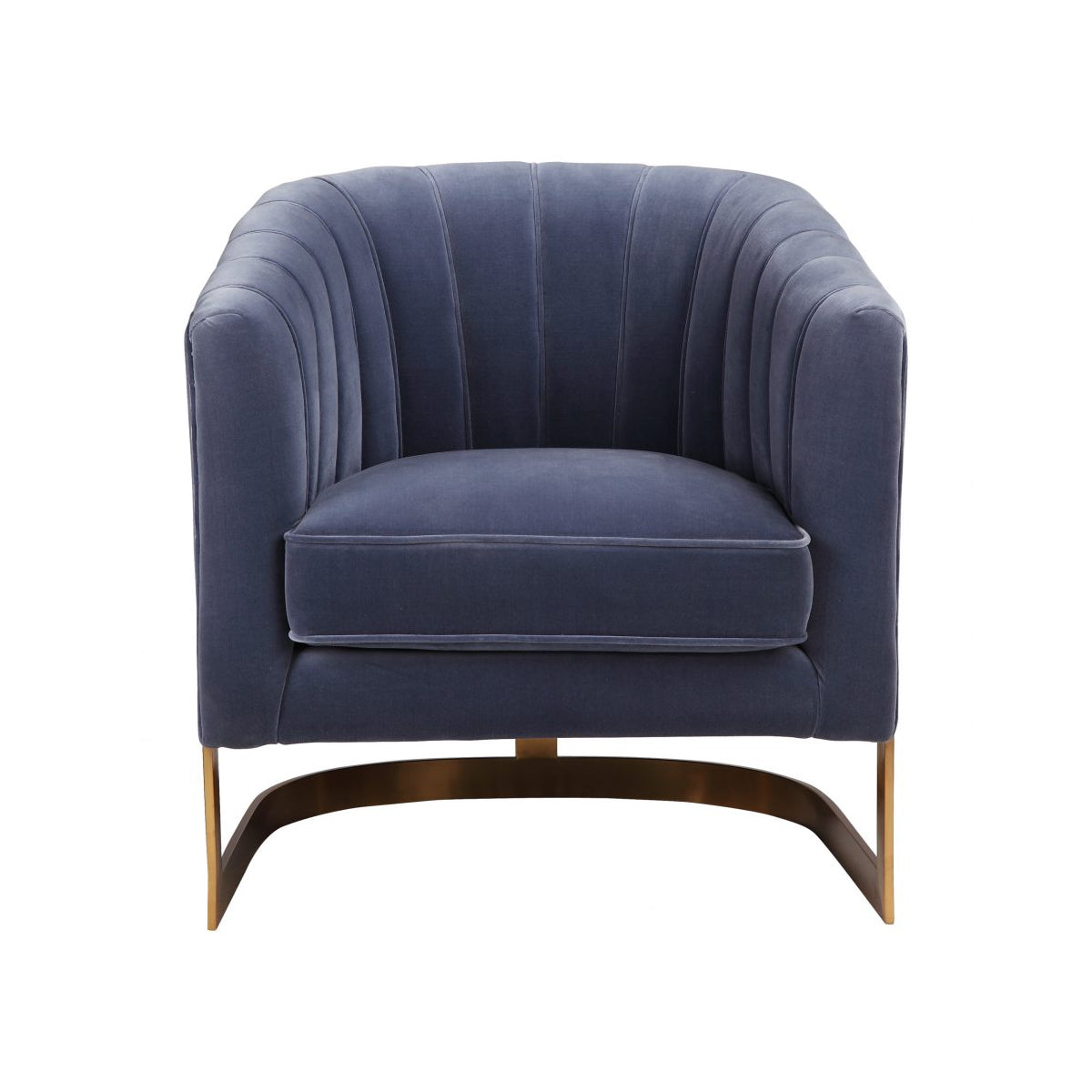 Load image into Gallery viewer, Carr Arm Chair BlueOccasional Chairs Moe&amp;#39;s  Blue   Four Hands, Burke Decor, Mid Century Modern Furniture, Old Bones Furniture Company, Old Bones Co, Modern Mid Century, Designer Furniture, https://www.oldbonesco.com/
