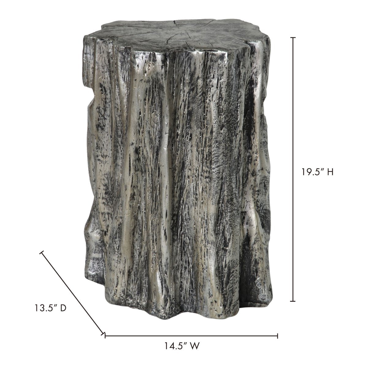 Trunk Stool Antique Silver Stools Moe's     Four Hands, Burke Decor, Mid Century Modern Furniture, Old Bones Furniture Company, Old Bones Co, Modern Mid Century, Designer Furniture, https://www.oldbonesco.com/