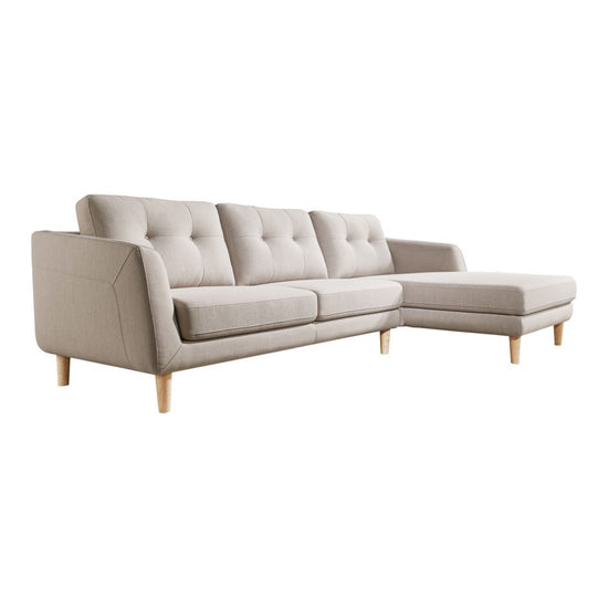 Corey Sectional Beige Right Old Bones Co Studios