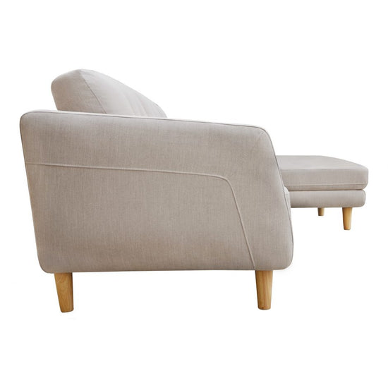 Load image into Gallery viewer, Corey Sectional Beige Right Sectional Sofa Moe&amp;#39;s     Four Hands, Burke Decor, Mid Century Modern Furniture, Old Bones Furniture Company, Old Bones Co, Modern Mid Century, Designer Furniture, https://www.oldbonesco.com/
