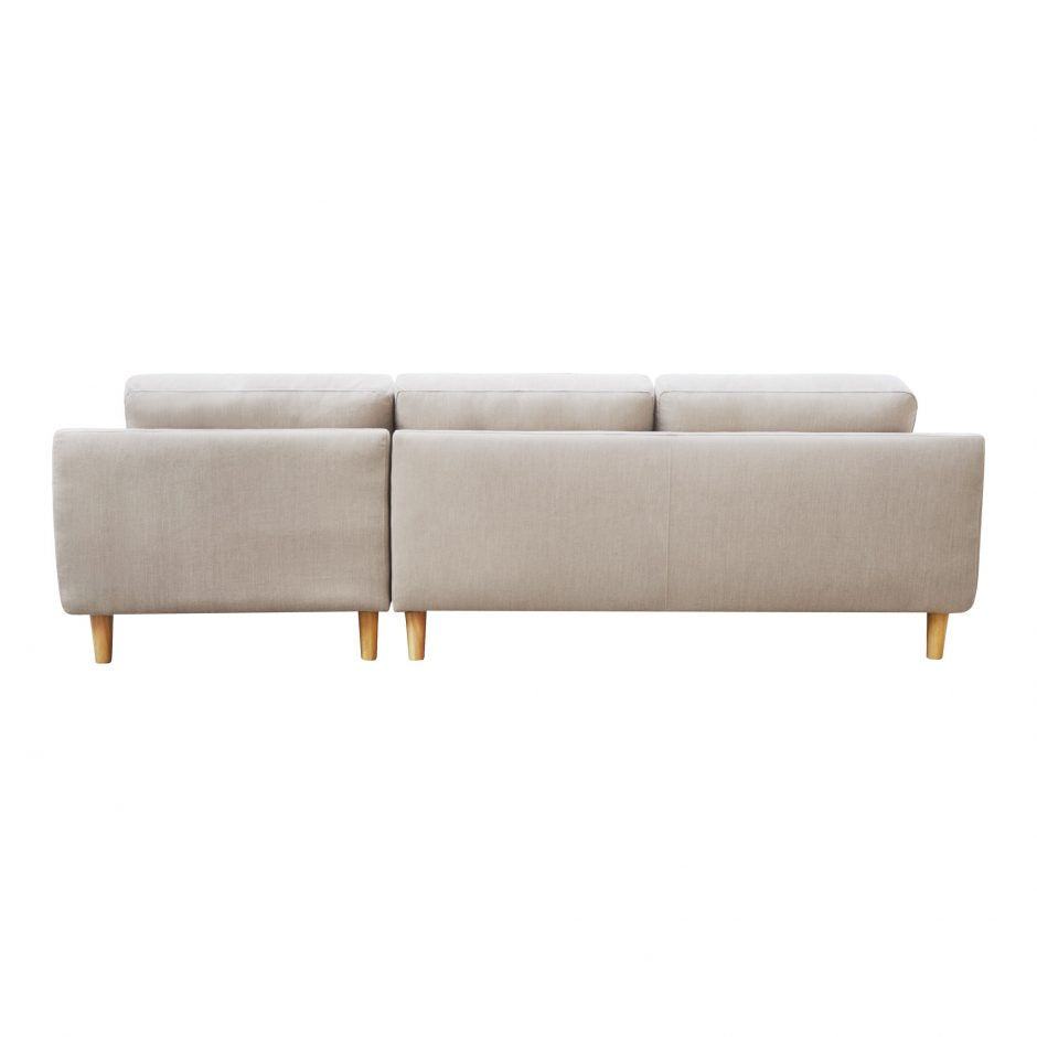 Corey Sectional Beige Right Sectional Sofa Moe's     Four Hands, Burke Decor, Mid Century Modern Furniture, Old Bones Furniture Company, Old Bones Co, Modern Mid Century, Designer Furniture, https://www.oldbonesco.com/