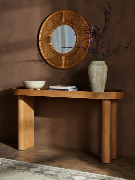 Ava Round Mirror Mirror Four Hands     Four Hands, Mid Century Modern Furniture, Old Bones Furniture Company, Old Bones Co, Modern Mid Century, Designer Furniture, https://www.oldbonesco.com/
