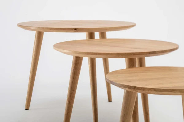 Primera Round Nesting Tables Side Tables Moku     Four Hands, Mid Century Modern Furniture, Old Bones Furniture Company, Old Bones Co, Modern Mid Century, Designer Furniture, https://www.oldbonesco.com/