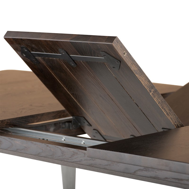 Salk Dining Table - Seared DINING TABLE District Eight     Four Hands, Burke Decor, Mid Century Modern Furniture, Old Bones Furniture Company, Old Bones Co, Modern Mid Century, Designer Furniture, https://www.oldbonesco.com/