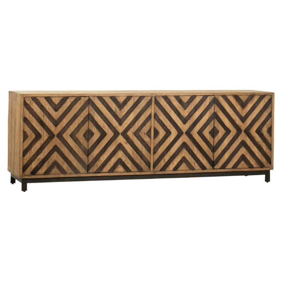 Load image into Gallery viewer, Nestor Sideboard Natural with Dark BrownSideboard Dovetail  Natural with Dark Brown   Four Hands, Mid Century Modern Furniture, Old Bones Furniture Company, Old Bones Co, Modern Mid Century, Designer Furniture, https://www.oldbonesco.com/
