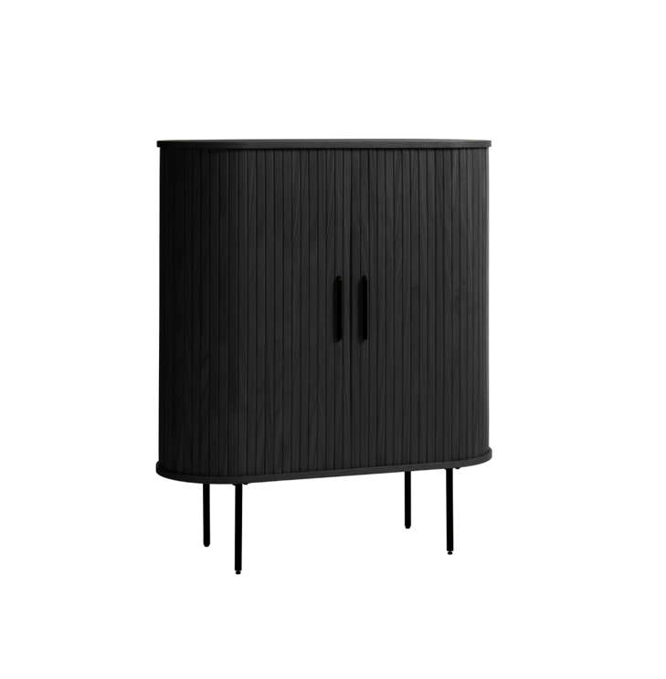 Nola Cabinet 39″ Black Oak Cabinets & Storage Unique Furniture     Four Hands, Mid Century Modern Furniture, Old Bones Furniture Company, Old Bones Co, Modern Mid Century, Designer Furniture, https://www.oldbonesco.com/