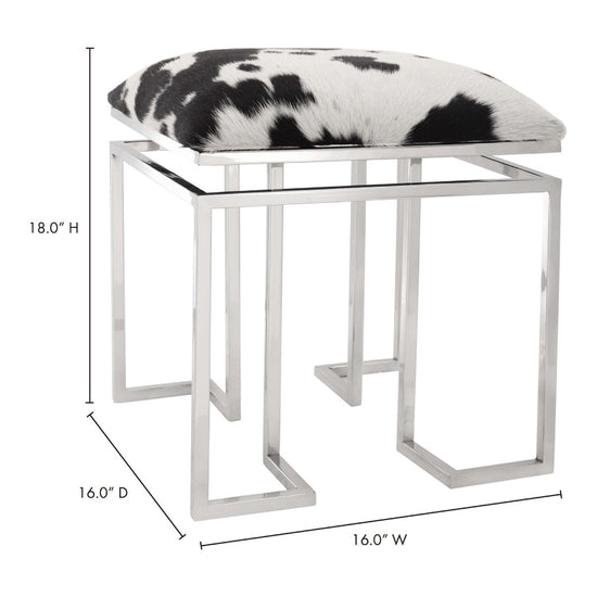 Appa Stool Square Stools Moe's     Four Hands, Burke Decor, Mid Century Modern Furniture, Old Bones Furniture Company, Old Bones Co, Modern Mid Century, Designer Furniture, https://www.oldbonesco.com/