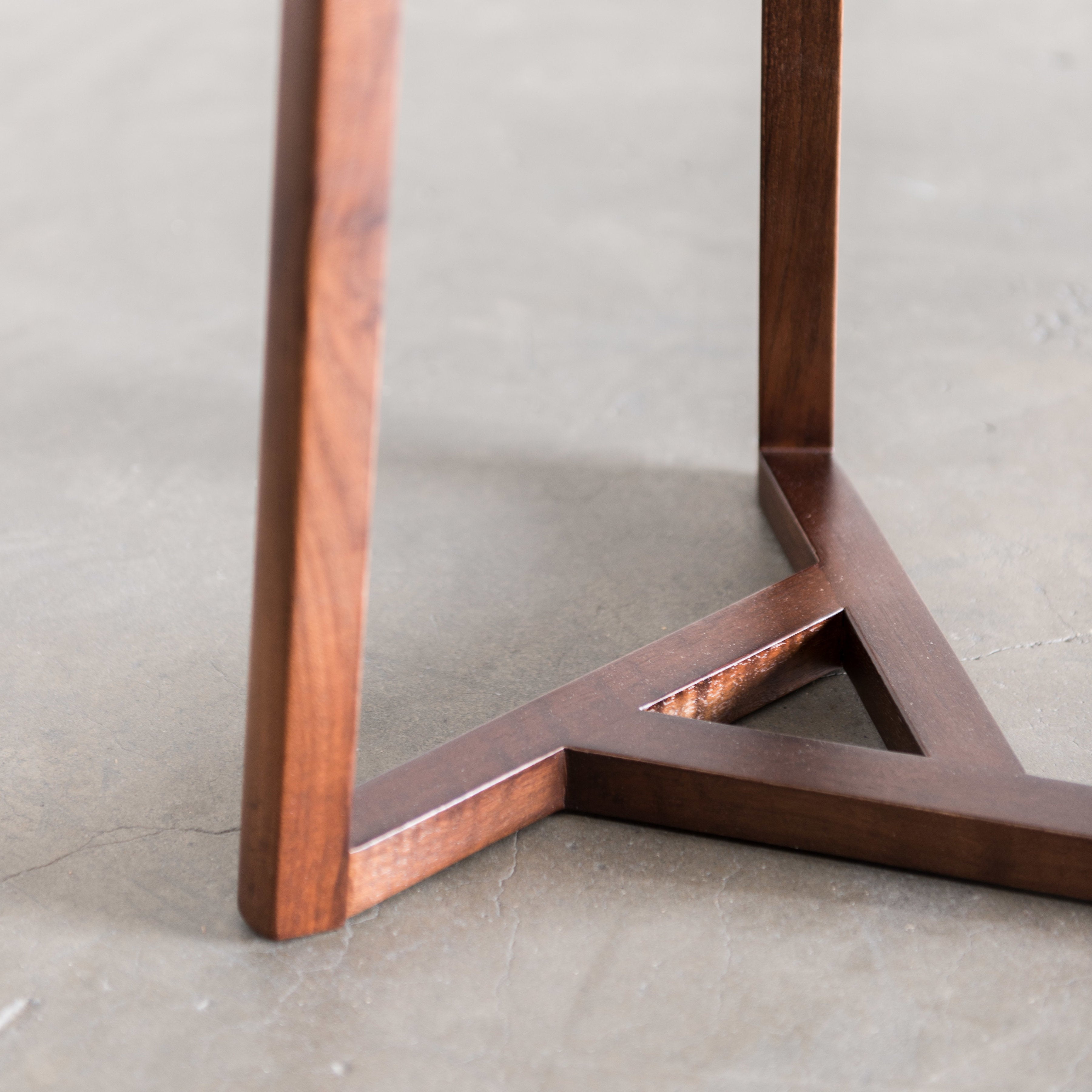 Oslo Walnut Round Side Table Side Table Gingko Furniture     Four Hands, Burke Decor, Mid Century Modern Furniture, Old Bones Furniture Company, Old Bones Co, Modern Mid Century, Designer Furniture, https://www.oldbonesco.com/