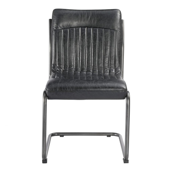 Load image into Gallery viewer, Ansel Dining Chair-M2 BlackDining Chairs Moe&amp;#39;s  Black   Four Hands, Burke Decor, Mid Century Modern Furniture, Old Bones Furniture Company, Old Bones Co, Modern Mid Century, Designer Furniture, https://www.oldbonesco.com/
