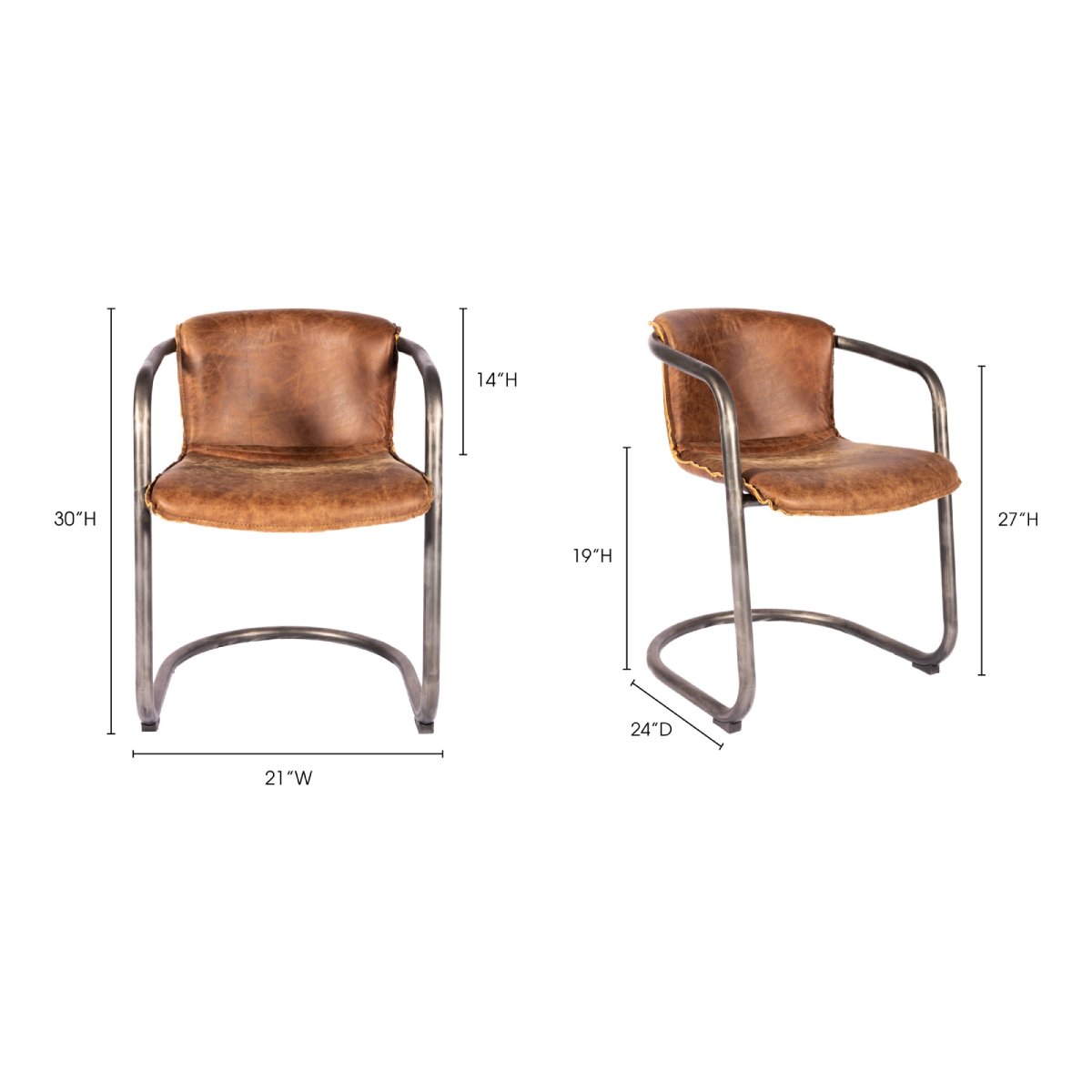 Benedict Dining Chair Light Brown-M2 Dining Chairs Moe's     Four Hands, Burke Decor, Mid Century Modern Furniture, Old Bones Furniture Company, Old Bones Co, Modern Mid Century, Designer Furniture, https://www.oldbonesco.com/