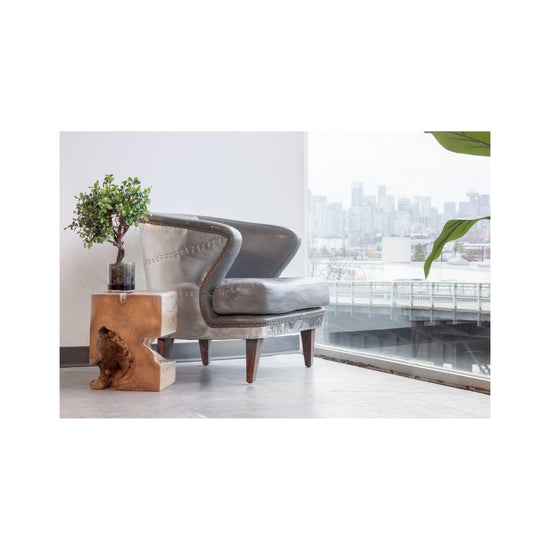 Load image into Gallery viewer, Cambridge Club Chair Antique Grey Occasional Chairs Moe&amp;#39;s     Four Hands, Burke Decor, Mid Century Modern Furniture, Old Bones Furniture Company, Old Bones Co, Modern Mid Century, Designer Furniture, https://www.oldbonesco.com/
