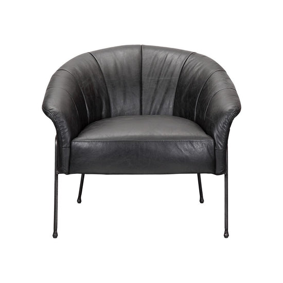 Load image into Gallery viewer, Gordon Arm Chair Black Occasional Chairs Moe&amp;#39;s     Four Hands, Burke Decor, Mid Century Modern Furniture, Old Bones Furniture Company, Old Bones Co, Modern Mid Century, Designer Furniture, https://www.oldbonesco.com/
