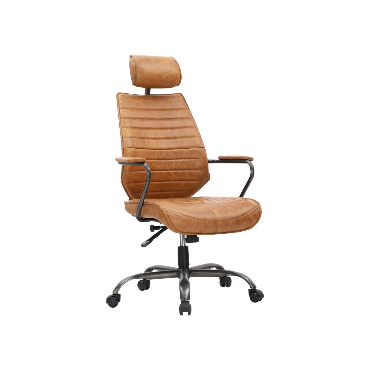 Load image into Gallery viewer, Executive Swivel Office Chair OrangeOffice Chairs Moe&amp;#39;s  Orange   Four Hands, Burke Decor, Mid Century Modern Furniture, Old Bones Furniture Company, Old Bones Co, Modern Mid Century, Designer Furniture, https://www.oldbonesco.com/
