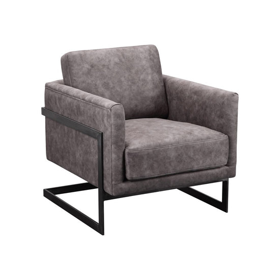 Load image into Gallery viewer, Luxley Club Chair GreyOccasional Chairs Moe&amp;#39;s  Grey   Four Hands, Burke Decor, Mid Century Modern Furniture, Old Bones Furniture Company, Old Bones Co, Modern Mid Century, Designer Furniture, https://www.oldbonesco.com/
