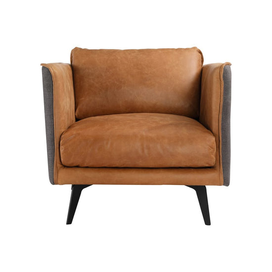 Messina Leather Arm Chair Cognac Occasional Chairs Moe's     Four Hands, Burke Decor, Mid Century Modern Furniture, Old Bones Furniture Company, Old Bones Co, Modern Mid Century, Designer Furniture, https://www.oldbonesco.com/