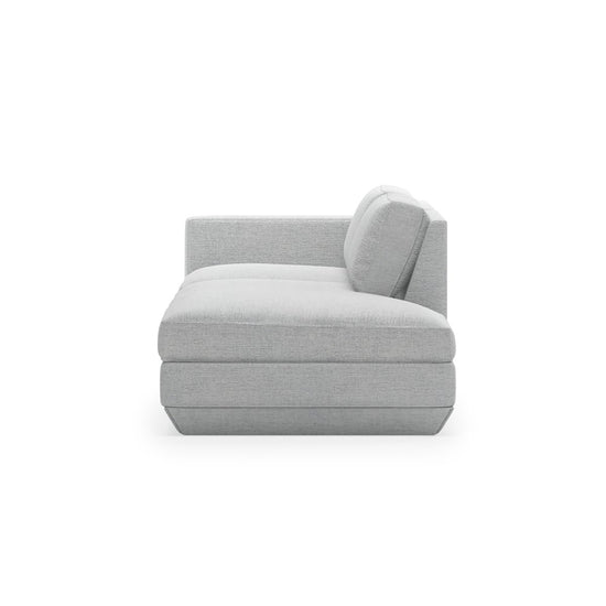 Podium Modular 2PC Lounge Sofa Right Lounge Sofa Gus*     Four Hands, Burke Decor, Mid Century Modern Furniture, Old Bones Furniture Company, Old Bones Co, Modern Mid Century, Designer Furniture, https://www.oldbonesco.com/