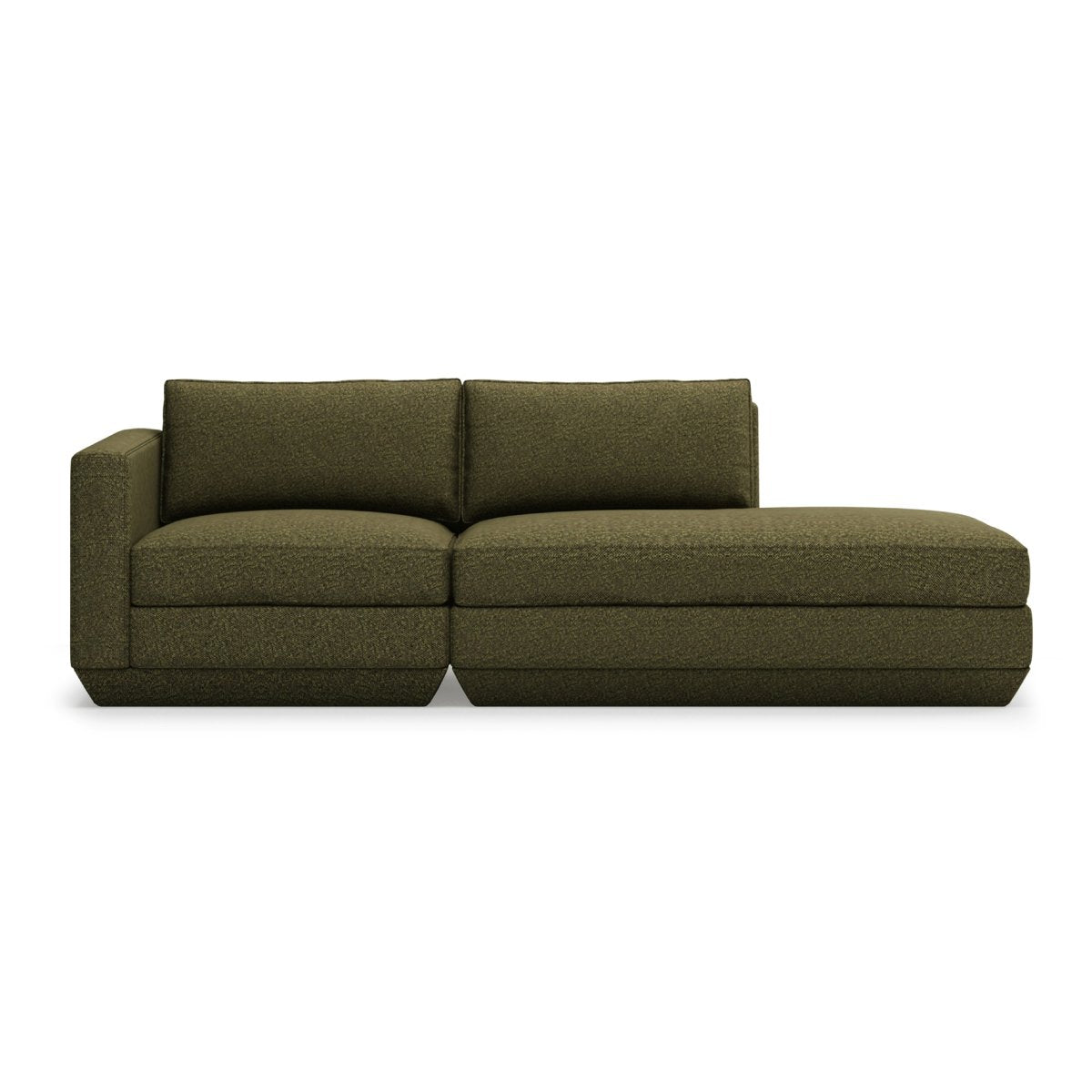Podium Modular 2PC Lounge Sofa Right Copenhagen TerraLounge Sofa Gus*  Copenhagen Terra   Four Hands, Burke Decor, Mid Century Modern Furniture, Old Bones Furniture Company, Old Bones Co, Modern Mid Century, Designer Furniture, https://www.oldbonesco.com/