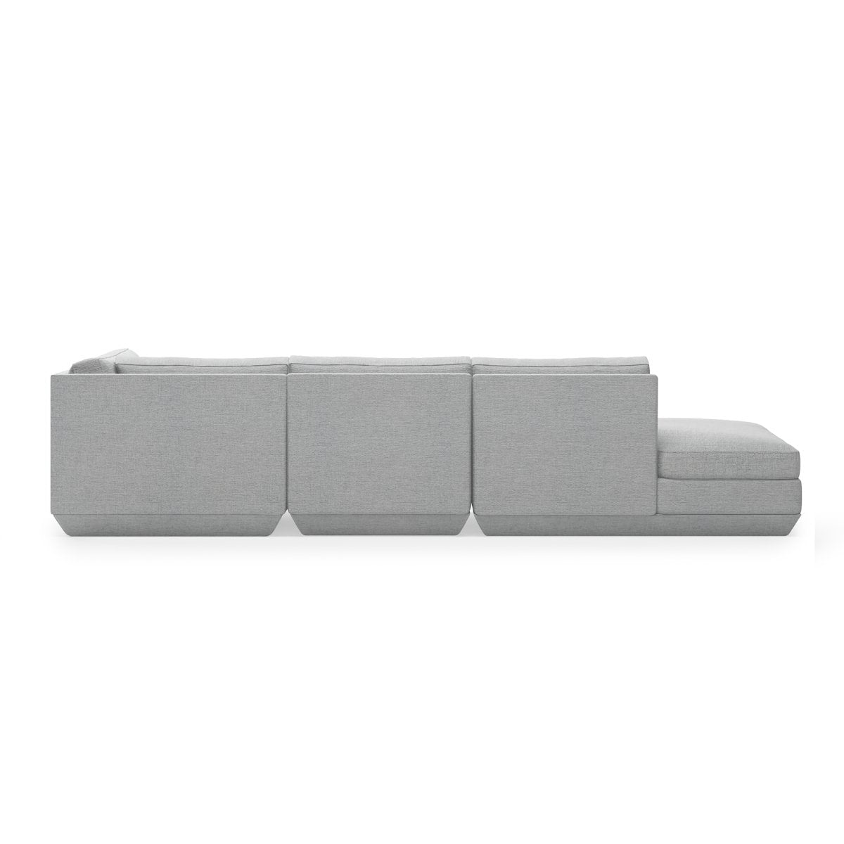 Podium Modular 4PC Lounge Sectional B - RF Sectional Sofa Gus*     Four Hands, Burke Decor, Mid Century Modern Furniture, Old Bones Furniture Company, Old Bones Co, Modern Mid Century, Designer Furniture, https://www.oldbonesco.com/