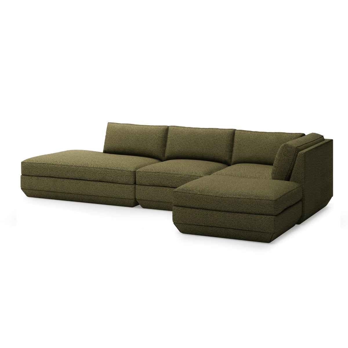 Podium Modular 4PC Lounge Sectional B - RF Copenhagen TerraSectional Sofa Gus*  Copenhagen Terra   Four Hands, Burke Decor, Mid Century Modern Furniture, Old Bones Furniture Company, Old Bones Co, Modern Mid Century, Designer Furniture, https://www.oldbonesco.com/