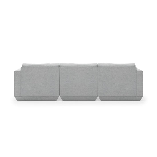 Podium Modular 4PC Sectional RF Sectional Modular Gus*     Four Hands, Burke Decor, Mid Century Modern Furniture, Old Bones Furniture Company, Old Bones Co, Modern Mid Century, Designer Furniture, https://www.oldbonesco.com/