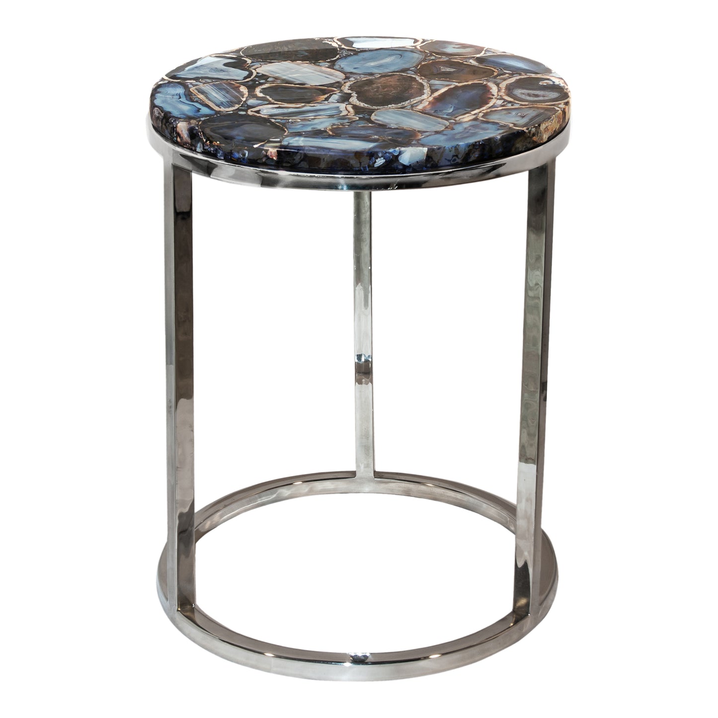 Load image into Gallery viewer, Shimmer Agate Accent Table Accent Tables Moe&amp;#39;s     Four Hands, Burke Decor, Mid Century Modern Furniture, Old Bones Furniture Company, Old Bones Co, Modern Mid Century, Designer Furniture, https://www.oldbonesco.com/
