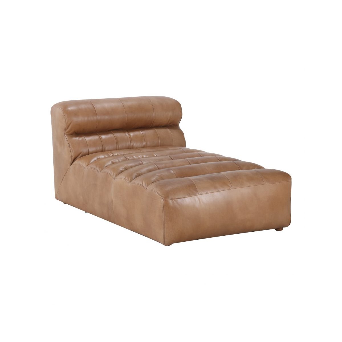 Load image into Gallery viewer, Ramsay Leather Chaise BrownChaises Moe&amp;#39;s  Brown   Four Hands, Burke Decor, Mid Century Modern Furniture, Old Bones Furniture Company, Old Bones Co, Modern Mid Century, Designer Furniture, https://www.oldbonesco.com/
