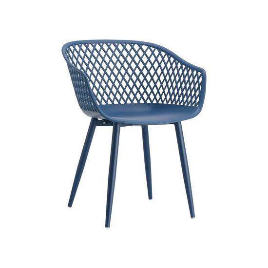 Load image into Gallery viewer, Piazza Outdoor Chair-M2 BlueOccasional Chairs Moe&amp;#39;s  Blue   Four Hands, Burke Decor, Mid Century Modern Furniture, Old Bones Furniture Company, Old Bones Co, Modern Mid Century, Designer Furniture, https://www.oldbonesco.com/
