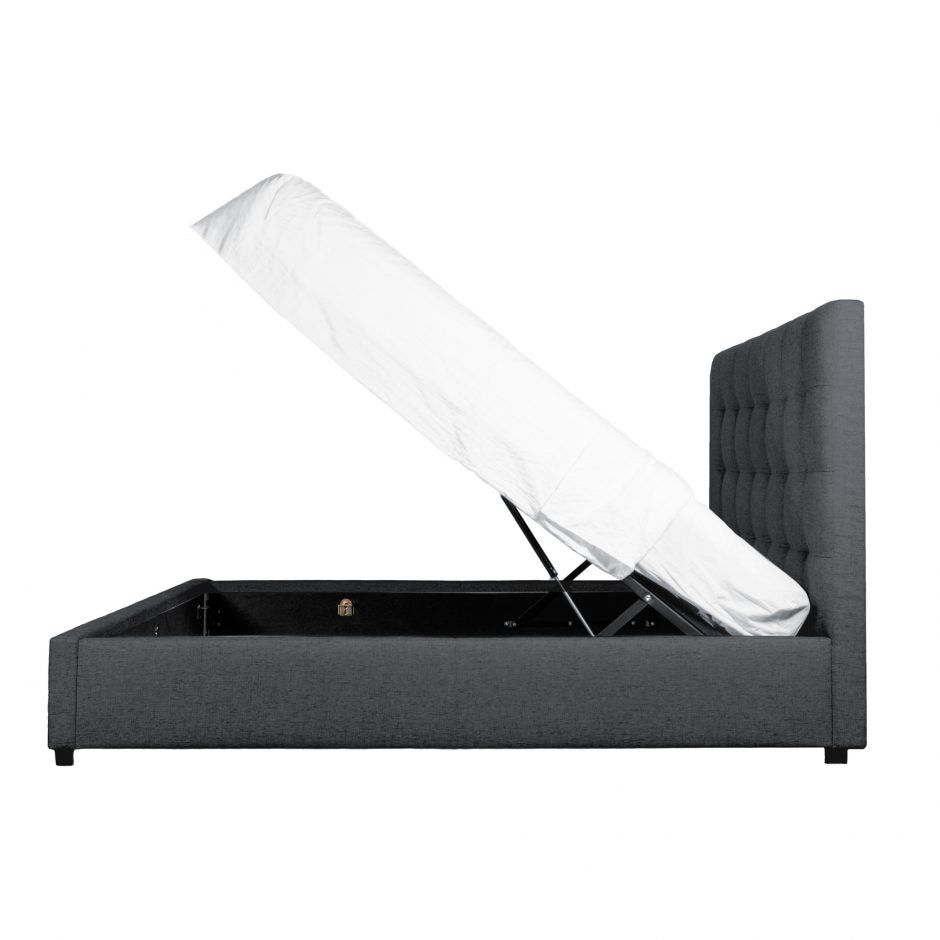 Belle Storage Bed Queen Storage Bed Moe's     Four Hands, Burke Decor, Mid Century Modern Furniture, Old Bones Furniture Company, Old Bones Co, Modern Mid Century, Designer Furniture, https://www.oldbonesco.com/