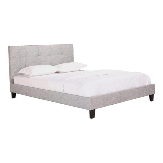 Eliza Queen Bed Fabric Queen Bed Moe's     Four Hands, Burke Decor, Mid Century Modern Furniture, Old Bones Furniture Company, Old Bones Co, Modern Mid Century, Designer Furniture, https://www.oldbonesco.com/