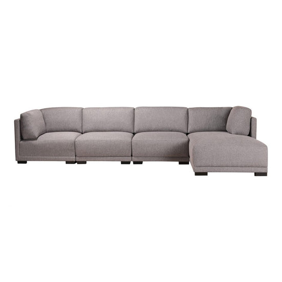 Romeo Modular Sectional Right Grey Sectional Moe's     Four Hands, Burke Decor, Mid Century Modern Furniture, Old Bones Furniture Company, Old Bones Co, Modern Mid Century, Designer Furniture, https://www.oldbonesco.com/