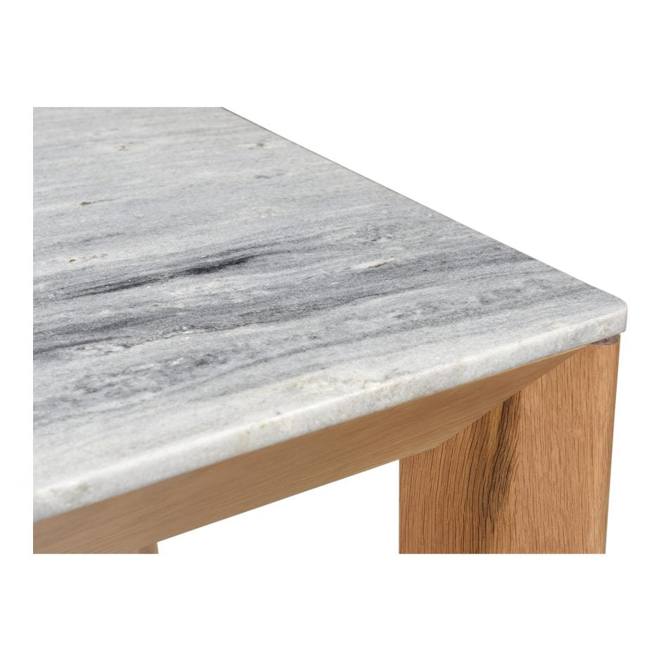 Load image into Gallery viewer, ANGLE MARBLE DINING TABLE WHITE Dining Table Moe&amp;#39;s     Four Hands, Burke Decor, Mid Century Modern Furniture, Old Bones Furniture Company, Old Bones Co, Modern Mid Century, Designer Furniture, https://www.oldbonesco.com/
