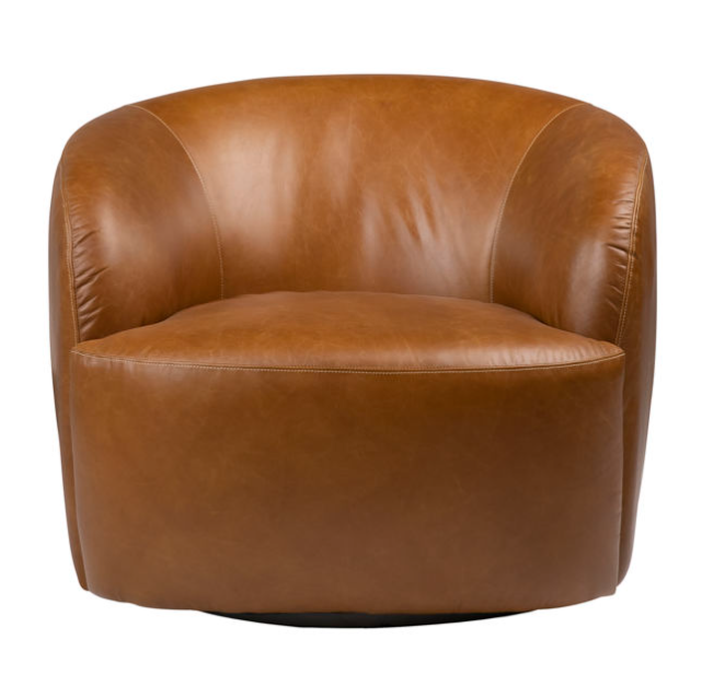 Load image into Gallery viewer, Rhoslyn Swivel Chair Chair Dovetail     Four Hands, Mid Century Modern Furniture, Old Bones Furniture Company, Old Bones Co, Modern Mid Century, Designer Furniture, https://www.oldbonesco.com/
