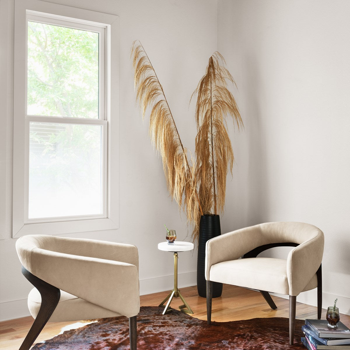 Natural Cowhide Rug, Brindle Rugs Four Hands     Four Hands, Burke Decor, Mid Century Modern Furniture, Old Bones Furniture Company, Old Bones Co, Modern Mid Century, Designer Furniture, https://www.oldbonesco.com/