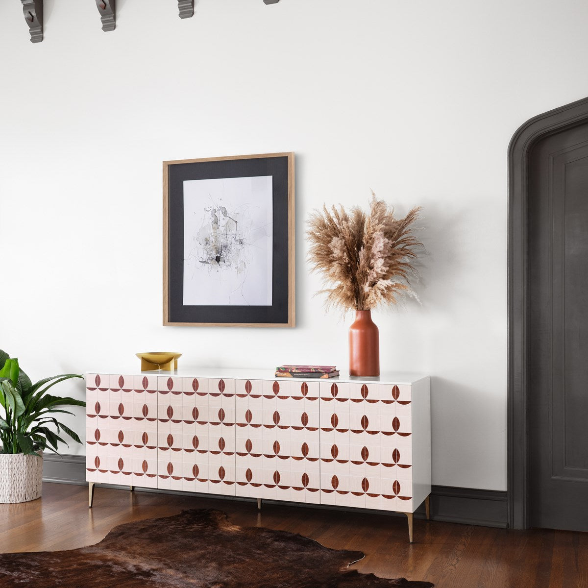Natural Cowhide Rug, Brindle Rugs Four Hands     Four Hands, Burke Decor, Mid Century Modern Furniture, Old Bones Furniture Company, Old Bones Co, Modern Mid Century, Designer Furniture, https://www.oldbonesco.com/