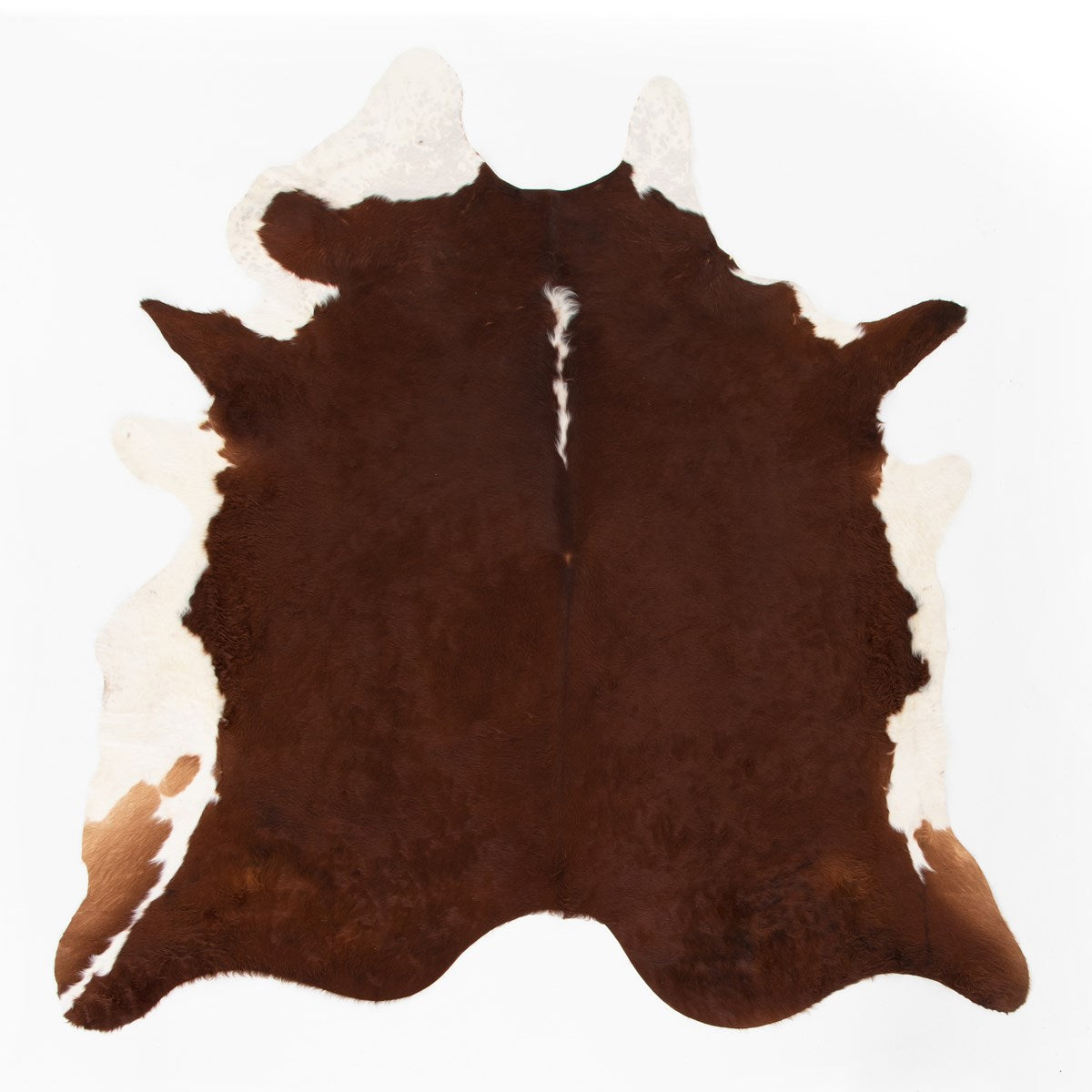 Load image into Gallery viewer, Cardin Cowhide Rug, Brown And White Cardin Cowhide Rug Four Hands     Four Hands, Burke Decor, Mid Century Modern Furniture, Old Bones Furniture Company, Old Bones Co, Modern Mid Century, Designer Furniture, https://www.oldbonesco.com/
