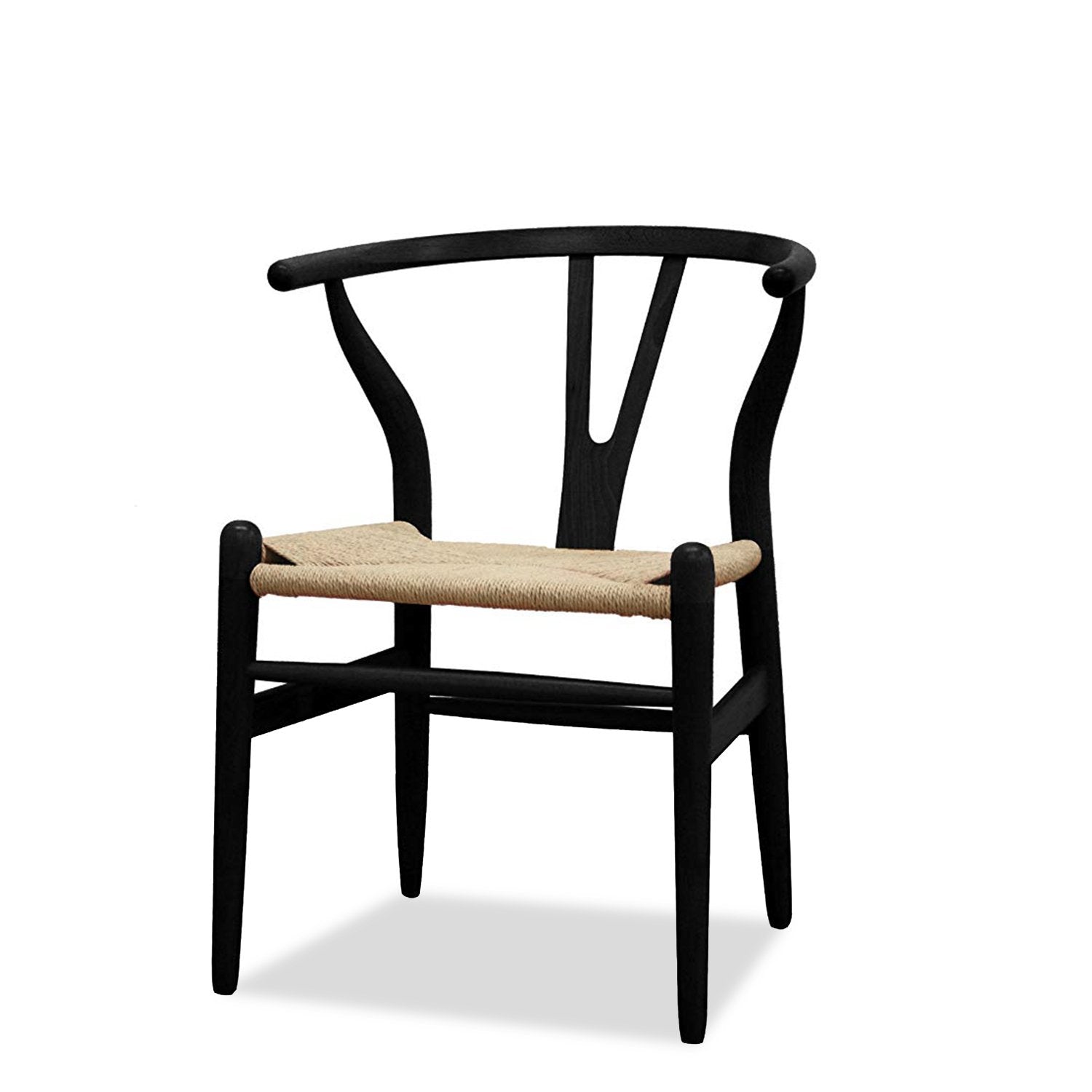 Classic Wishbone Dining Chair - Black Dining Chair Primitive Collection     Four Hands, Burke Decor, Mid Century Modern Furniture, Old Bones Furniture Company, Old Bones Co, Modern Mid Century, Designer Furniture, https://www.oldbonesco.com/