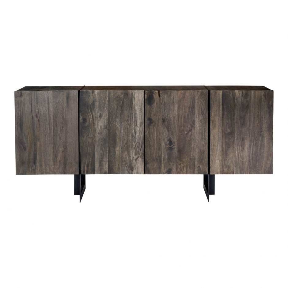 Tiburon Sideboard Small GreySideboard Moe's  Grey   Four Hands, Burke Decor, Mid Century Modern Furniture, Old Bones Furniture Company, Old Bones Co, Modern Mid Century, Designer Furniture, https://www.oldbonesco.com/