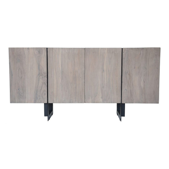 Load image into Gallery viewer, Tiburon Sideboard Small NaturalSideboard Moe&amp;#39;s  Natural   Four Hands, Burke Decor, Mid Century Modern Furniture, Old Bones Furniture Company, Old Bones Co, Modern Mid Century, Designer Furniture, https://www.oldbonesco.com/
