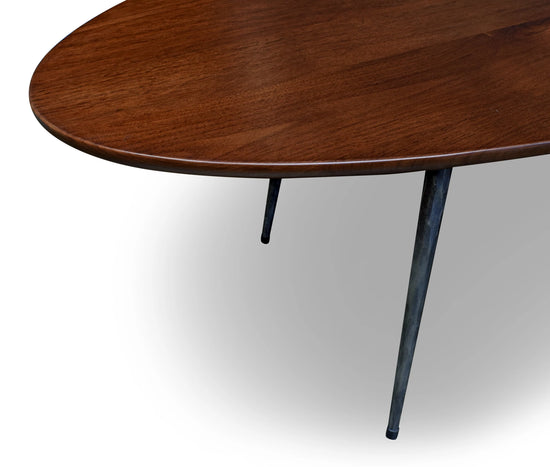 Walnut surfboard coffee table deals