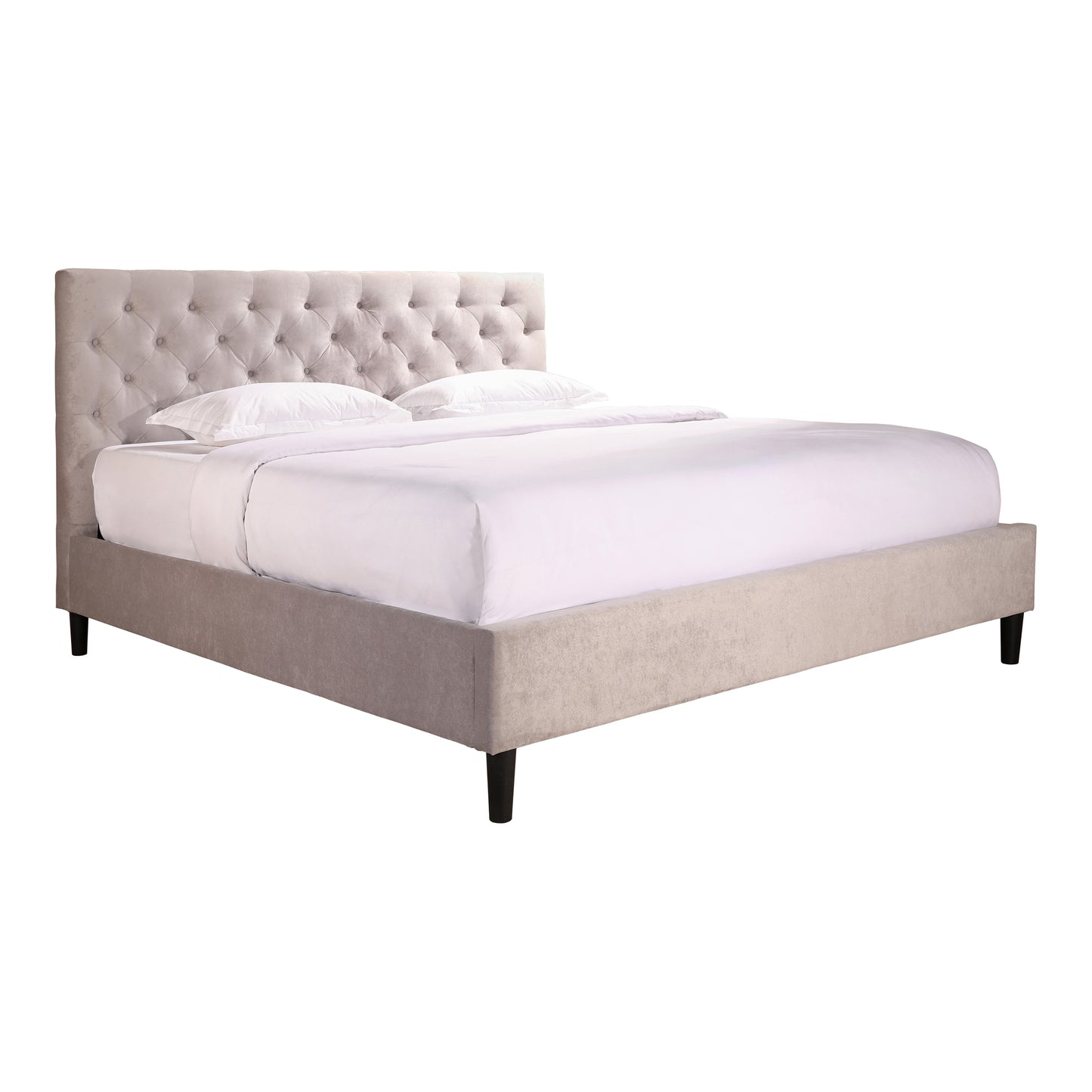 Genie Storage Bed Queen Grey Velvet Beds Moe's     Four Hands, Burke Decor, Mid Century Modern Furniture, Old Bones Furniture Company, Old Bones Co, Modern Mid Century, Designer Furniture, https://www.oldbonesco.com/