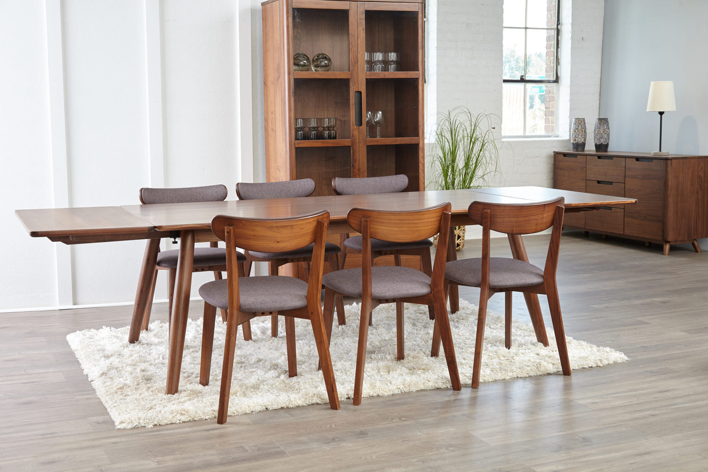 Tahoe American Walnut 77" Dining Table Dining Table Unique Furniture     Four Hands, Mid Century Modern Furniture, Old Bones Furniture Company, Old Bones Co, Modern Mid Century, Designer Furniture, https://www.oldbonesco.com/