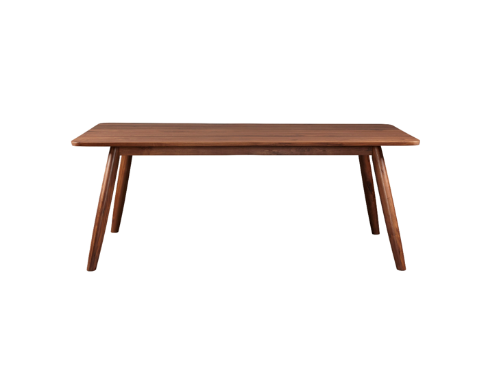 Tahoe American Walnut 60" Extendable Dining Table Table W/1 Leaf-80"Dining Table Unique Furniture  Table W/1 Leaf-80"   Four Hands, Mid Century Modern Furniture, Old Bones Furniture Company, Old Bones Co, Modern Mid Century, Designer Furniture, https://www.oldbonesco.com/
