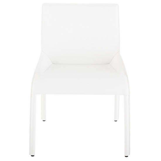 Delphine Dining Chair - White Dining Chair Nuevo     Four Hands, Burke Decor, Mid Century Modern Furniture, Old Bones Furniture Company, Old Bones Co, Modern Mid Century, Designer Furniture, https://www.oldbonesco.com/
